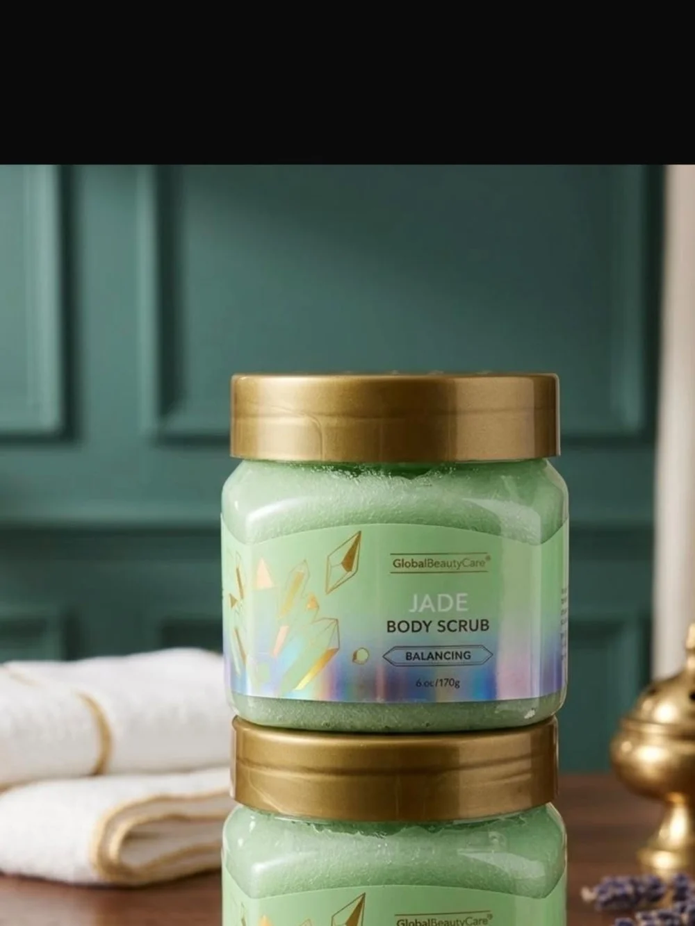 Jade Balancing Body Scrub - Green